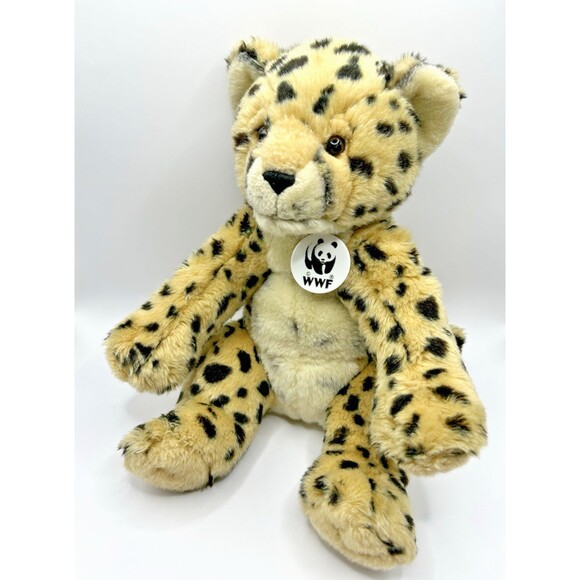 Build a Bear WWF World Wildlife Fund Cheetah Leopard 14" BABW 2007 No Tags - Picture 1 of 16